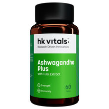 HealthKart Hk Vitals Ashwagandha Extract 500 Mg, Anxiety And Stress Relief, Improves Muscle Strength