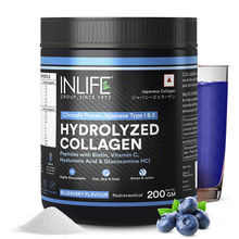 Inlife Japanese Collagen Supplements for Women & Men - Blueberry