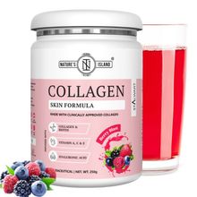 Nature's Island Collagen Skin Formula For Glow, Anti-aging And Healthy Hair - Berry Blast