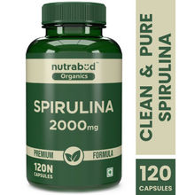 Nutrabud Organics Spirulina 2000mg Capsules