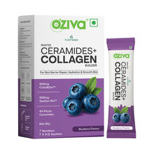 Oziva Phyto Ceramide+ Collagen For Skin Barrier Repair - Blueberry
