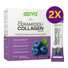 Oziva Phyto Ceramide+ Collagen For Skin Barrier Repair - Blueberry