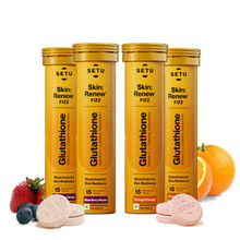 Setu Skin Renew Glutathione & Vitamin C Effervescent Tabs (Orange & Mixed Berry Flavour)