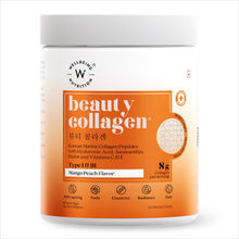 Wellbeing Nutrition Beauty Collagen Peptides, HLA & Biotin, Skin, Hair & Nails, Mango Flavour