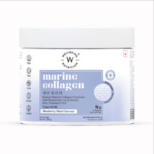 Wellbeing Nutrition Marine Collagen, HLA & Biotin, Fine Lines & Wrinkles, Blueberry Mint Flavour