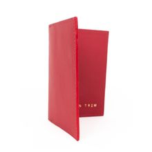 Tann Trim Voyager Red Passport Cover