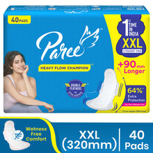 Paree Dry Feel XXL-40 Sanitary Pads Wetness-Free Comfort No Leakage