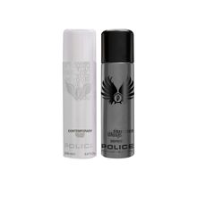 Police Wings Titanium + Contemporary Deo Combo Set
