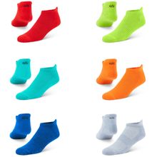 Dynamocks Solid Multicolor Men Bamboo Ankle Length Socks - Free Size - Pack of 6 Pairs