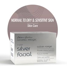 Aroma Magic 7 Step Silver Facial Kit Salon Range (Normal To Dry & Sensitive Skin)