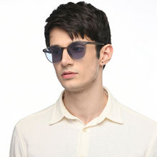 Vincent Chase by nothing Grey Transparent Full Rim Round Vincent Chase by nothing 2 0 VC S16343-C2 Polarized Sunglasses