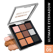 Swiss Beauty Ultimate 9 Pigmented Colors Eyeshadow Palette - Shade 05