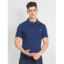U.S. POLO ASSN. Floral Print Cotton Polo Shirt