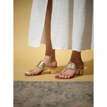 Eridani Nargis Kolhapuri Heels Gold