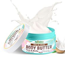 Nutrainix Organics Body Butter With Shea And Cocoa Cream For All Skin Types