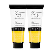 Deconstruct Lightweight Gel Sunscreen For Oily Skin - Pack of 2