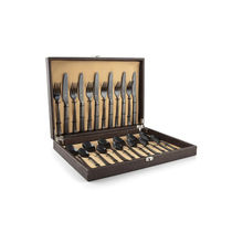 FNS Phoenix 24 Pcs Stainless Steel Cutlery Set With Box Packaging