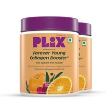 Plix Plant-Based Collagen Builder, Advanced Anti-Ageing Formula - Orange Burst