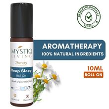 Mystiq Living Deep Sleep Roll On 100% Natural & Safe Sleep Aid - Blend Of Essential Oils
