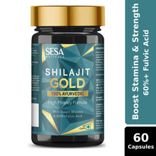 SESA Shilajit Gold Capsules With Swarna Bhasma & 60%+ Fulvic Acid