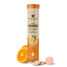 Upakarma Ayurveda Pure Shilajit Effervescent Tablets - Orange