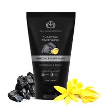 The Man Company Activated Charcoal Face Wash for Purifying Skin & Removes Excess Oil