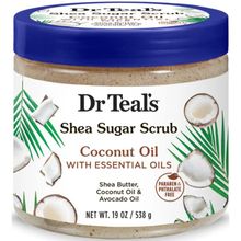 Dr Teal's Shea Sugar Body Scrub With Coconut Oil & Essential Oils