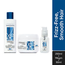 L'Oreal Professionnel Xtenso Shampoo & Masque & Serum Combo For Frizz-Free, Smooth Hair