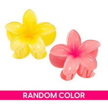 Matra Flower Claw Clip Hair Clutcher Hawaiian Plumeria Summer Beach Accessories Large Clutches