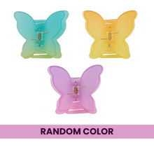 Matra Butterfly Claw Clip Matte Hair Clutcher Double Shaded Dual Color Gradient Big Pin Clutches