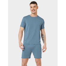 Bummer Men Blue Soft Micro Modal Slim Fit T-Shirt