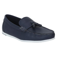 Bond Street By Red Tape Men Navy Loafers