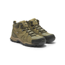 WOODLAND Mens Olive Green Casual Boots