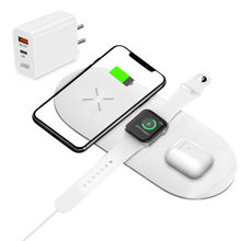 UNIDOCK 300 3 in 1 Wireless 15W Charging Mat Station-iwatch/airpods/iphone (with 18W Adapter)