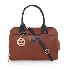 ESBEDA Tan Color Solid Pattern Fancy Designer Handbag For Women