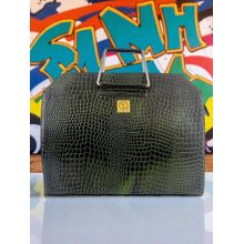 Ya Qalbi Premium Pure Leather Unisex Messenger Bag With Detachable Strap - Green