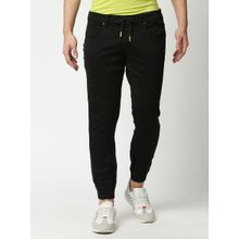 WAIMEA Jet Black Anti Fit Denims Joggers