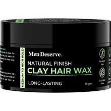 MEN DESERVE Natural Finish Hair Clay Wax