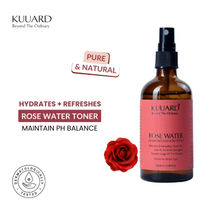 KUUARD Hydrates, Tightens Pores, Balances Ph, Fresh Skin Rose Water