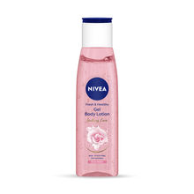 NIVEA Rose Water Gel Body Lotion Non Sticky Feel, 24 Hours Hydration