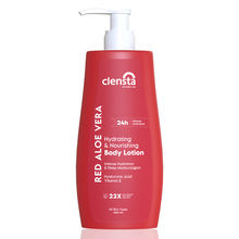 Clensta Red Aloe Vera Hydrating & Nourishing Body Lotion With Hyaluronic Acid