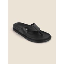 Metro Men Black Sandals