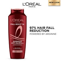 L'Oréal Paris Fall Resist 3x Shampoo, Anti-Hairfall Shampoo, For Fragile Hair