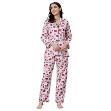 Pyjama Party Nuts About Nutella Women's Cotton Pyjama Set - Pink