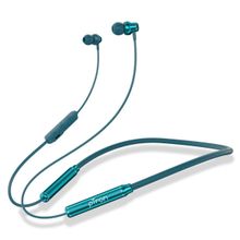 pTron Tangent Urban Wireless Bluetooth Headphones with 60Hrs Playtime & In-Line Mic - Green