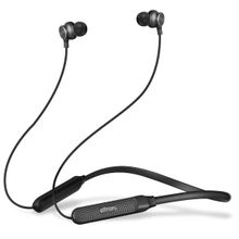 pTron Tangent Duo Bluetooth 5.2 Wireless Headphones with 24Hrs Playback & In-Line Mic - Black