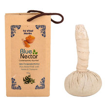 Blue Nectar Ayurvedic Herbal Compress Potli with Neem & Turmeric Natural Pain Relief