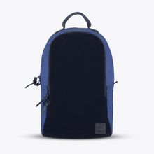 BadgePack Designs Sawyer 2 Backpack Navy Blue Bag with 5 Printed Badges
