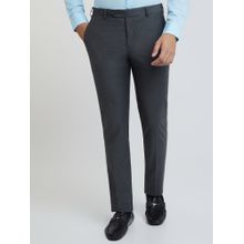 Raymond Slim Fit Solid Grey Formal Trouser
