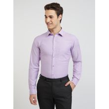 Raymond Solid-plain Medium Violet Formal Shirt